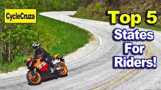 Top 5 States to Live in For Motorcycle Riders | MotoVlog