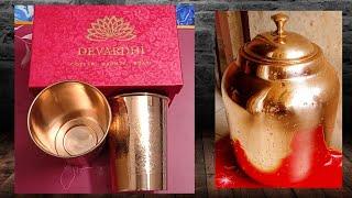 Devardhi Precious Metal Studio |Copper | Brass | Bronze | Best for Gifting | Healthy Pure Water |