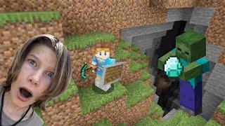 Mining DIAMONDS In Minecraft Gone Horribly Wrong!