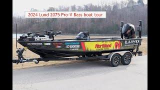 2024 Lund 2075 Pro-V Bass boat tour