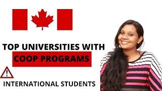 Best 10 Co op program universities in Canada | International students| Sujisha Arun