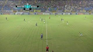 Marathón vs Motagua. Repechaje ida. Torneo Apertura 2016.