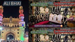 2ND Anniversary offers Alishaan jewellery Ali bhai Famous Charminar shop Hyderabad #alibhai ali