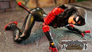 Jessica Drew Spider Woman Action Figure Review Hasbro Marvel Legends #spiderwoman #avengers