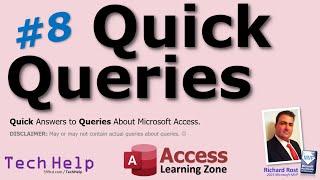 Microsoft Access Quick Queries #8 - Too Many Tables! "Yes" or Yes. Copy Record with Children, More!