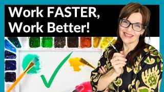 Faster, Better Watercolor Painting in 10 Easy Tips!