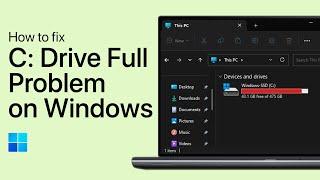 How To Fix C: Drive Full & Showing Red Issue on Windows