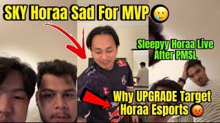 Why UPGRADE Target Horaa EsportsSky Horaa Sad For MVPSleepyy Horaa Live After PMSL Final #horaa