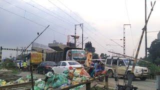 Busy Rail Gate || level Crossing