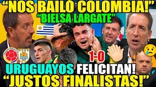 PRENSA URUGUAYA FELICITA A COLOMBIA! vs URUGUAY 1-0 "EQUIPAZO COLOMBIA" EMOTIVO ANALISIS! CRITICAS