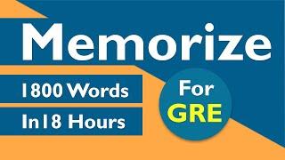 GRE Vocabulary | GRE Words with Mnemonics