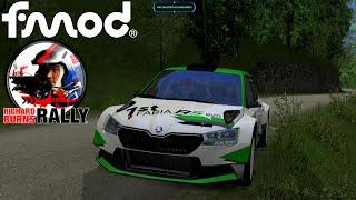 Richard Burns Rally FMOD Skoda Fabia R5 Evo Triple Screen
