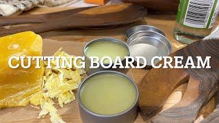 cutting board cream, wood conditioner