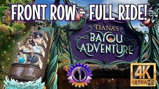 4K Front Row Ride of Tiana's Bayou Adventure  Walt Disney World POV