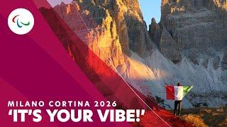  "IT’s Your Vibe" Announced as Milano Cortina 2026 Games Motto | Paralympic Games