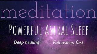 POWERFUL GUIDED SLEEP MEDITATION. Go gently into Astral Sleep. Deeply healing. Soothing female voice