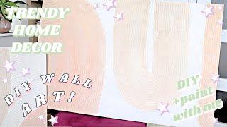 DIY Home Decor! Trendy Plaster Wall Art 2021