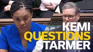 Kemi Badenoch questions Starmer on Ukraine and Trump | PMQs