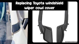 Toyota Rav4 windshield wiper part replacement