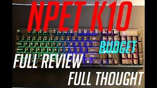 NPET K10 FULL REVIEW 2020