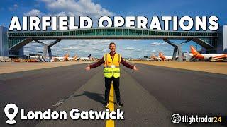 Incredible day out AIRSIDE at London Gatwick (Airfield Operations behind the scenes)