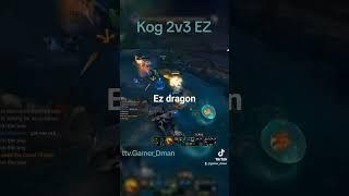 kog 2v3 at dragon. ttv.gamer_dman #leagueoflegends #twitchclips #adc