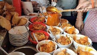 Morning Rush for Spicy Curry Samosa | Nagpur's Local Breakfast | Indian Street Food