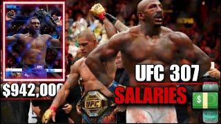 UFC 307 Fighters Salaries / Payouts & All Bonus Winners | Pereira vs Rountree