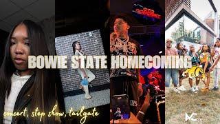 hbcu vlog: BOWIE STATE HOMECOMING | JT COMING??? NOCAP???, step show, tailgate & more