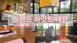 VLOG | 그랜드 하얏트 테판 | Grand Hyatt | Teppan | 철판 요리