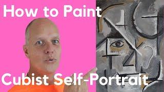 Easy Cubism Art Movement – Analytic Cubism vs Synthetic Cubism - Cubist portrait