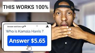 Get Paid $5.65 Per Every Answer  | How To Make Money Online