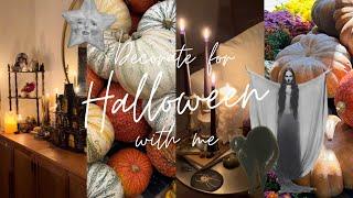 Decorate for Halloween with me | Witchy & Whimsical Halloween Decor for Apartments