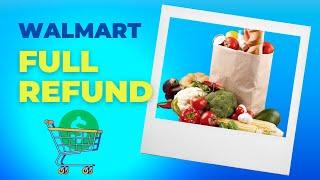 Walmart refunds Without Return to store | Free Food