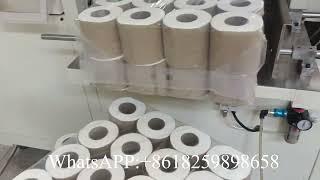 48rolls vertical toilet tissue paper packing machine price #toiletpapermachine #tissuepackingmachine