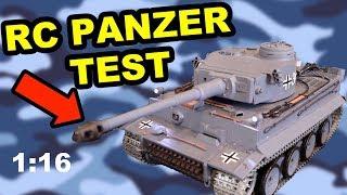 TIGER 1 RC PANZER TANK 1:16  mit SoftAir  WAFFE BB  HENG LONG IM TEST