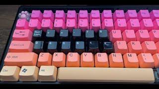 Sound test ceramic keycaps with lubed switch INVYR HOLY PANDA,Kailh Box,Akko Piano,Purple Panda