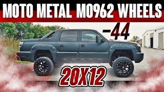 Moto Metal MO962 20x12 -44 Gloss Black