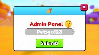 I Used ADMIN In Pets Go!