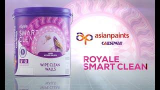 Introducing our Royale Smart Clean - Wipe clean walls