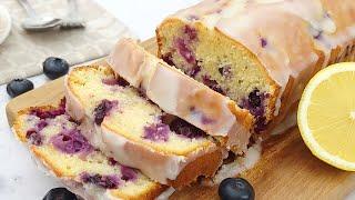 Moist Lemon Blueberry Cake Recipe | How To Make Blueberry Lemon Cake