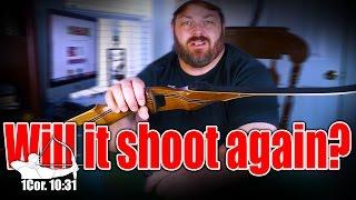 Will my recurve bow shoot again? #TradLife #Archery