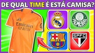  ADIVINHE O TIME PELA CAMISA | QUIZ DE FUTEOL 🟨🟩 #quizdefutebol #buuquiz