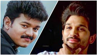 ALLU ARJUN FAVOURITE VIJAY FILM'S // ALLU ARJUN ABOUT THALAPATHY VIJAY