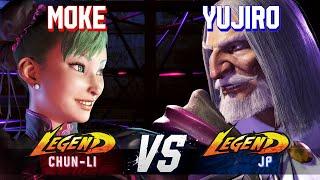 SF6 ▰ MOKE (Chun-Li) vs YUJIRO (JP) ▰ High Level Gameplay