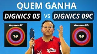 COMPARISON DIGNICS 05 AND DIGNICS 09C POWER AND EFFECT || TABLE TENNIS - PING PONG