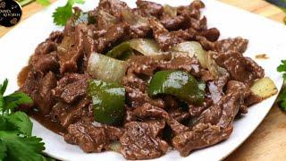 Best Pepper Steak Recipe | Easy Beef Stir Fry By Samar's Kitchen