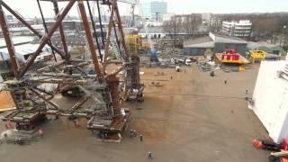 Timelapse Building a JACKET GDF SUEZ E&P Nederland / HSM OFFSHORE YARD