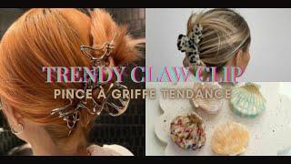 Trendy Claw Clip Styles I Claw Clip Designs For Women 2022 I Pinterest Inspired Claw Clips #shorts