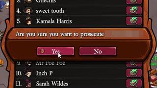 When the prosecutor deletes 2 evil town members...